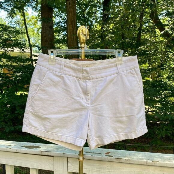 J.Crew Light Khaki 100% Cotton Mid Rise Shorts - Picture 1 of 5
